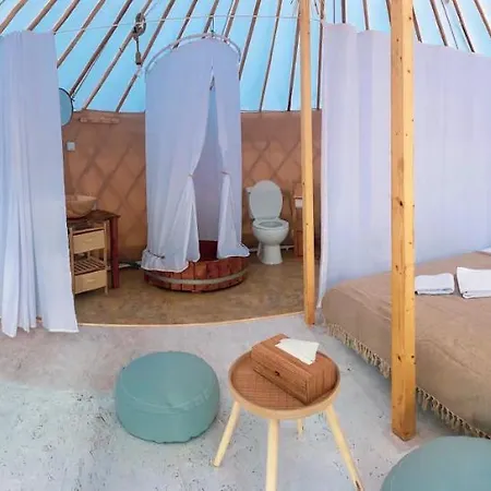 Glamping Iurte Mongole Spiritul Zimbrului Hotel Vama Buzaului Exterior photo