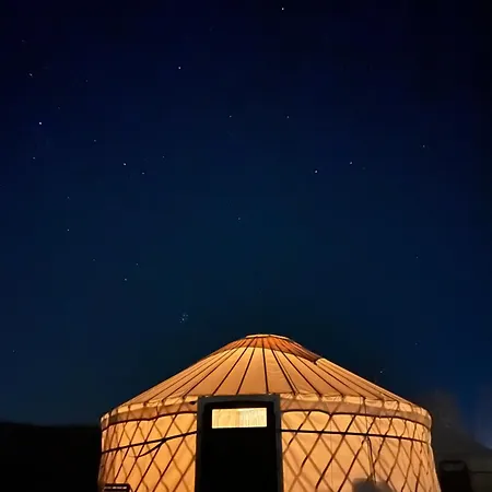 Glamping Iurte Mongole Spiritul Zimbrului Hotel Vama Buzaului Exterior photo