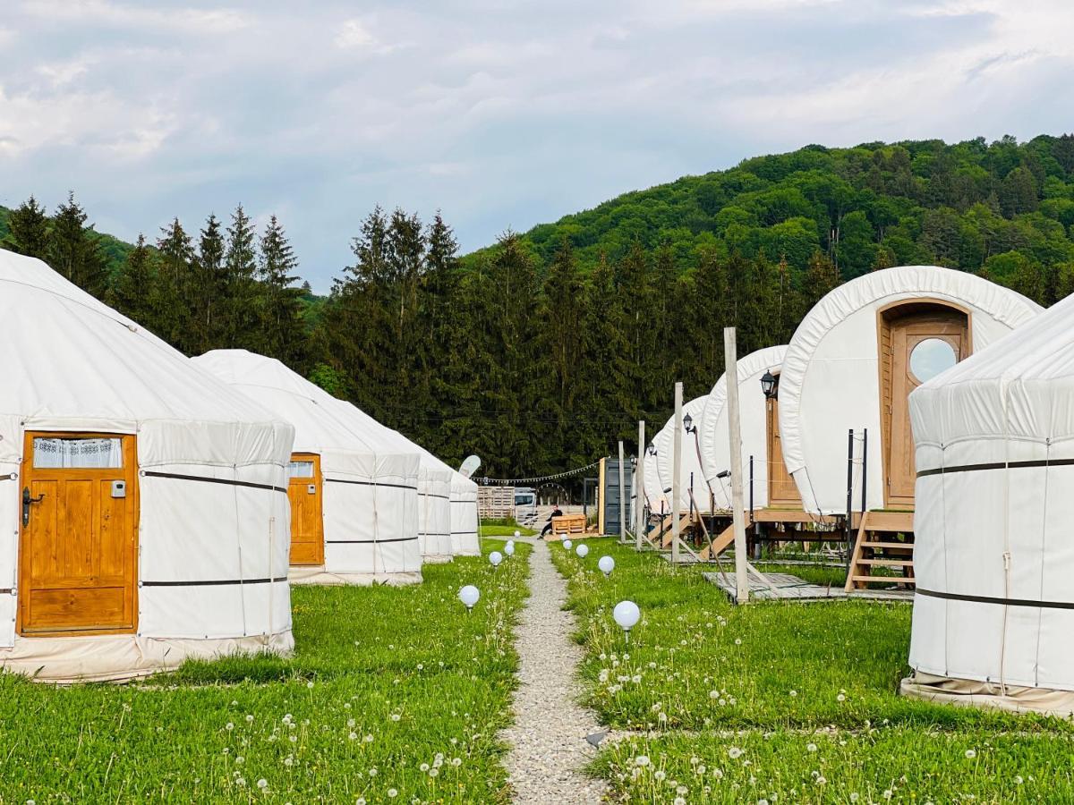 Luxury tent Glamping Iurte Mongole Spiritul Zimbrului