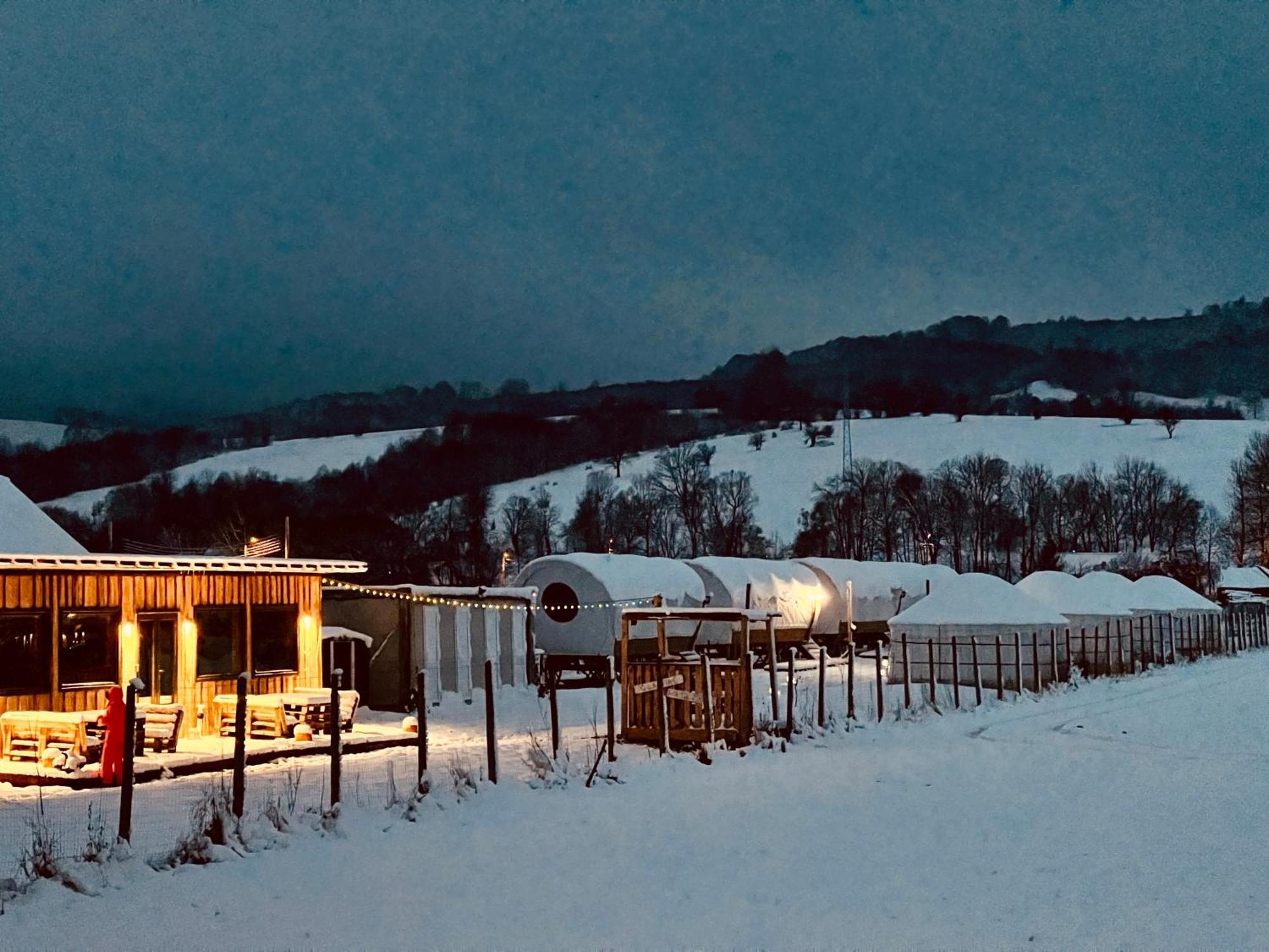 Luxury tent Glamping Iurte Mongole Spiritul Zimbrului